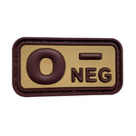 Missions O Negative PVC Patch - Brown