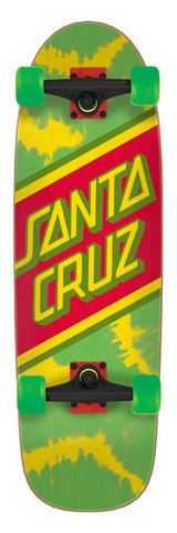 Santa Cruz RASTA TIE DYE STREET CRUZER Longboard Complete 29.05"
