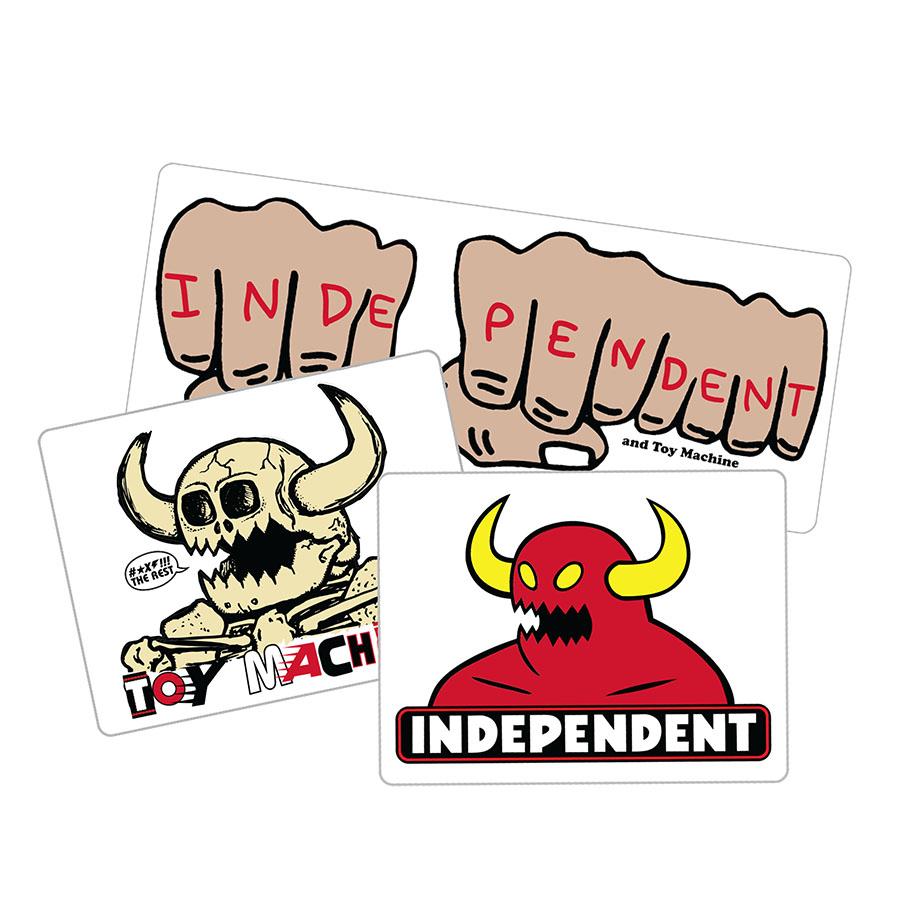 Independent Toy Logo Mash Assorted Sticker [Set/3]