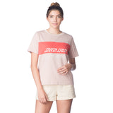Santa Cruz TRACK STRIPS RELAXED CROP T-Shirt - Lotus [women]