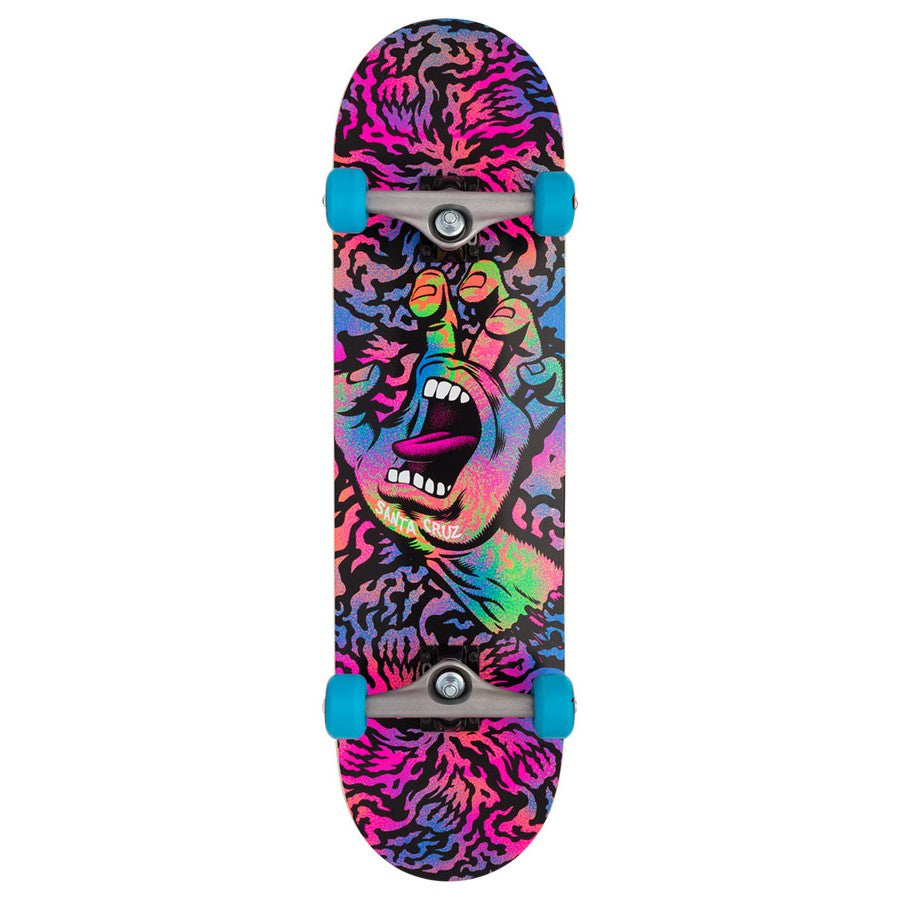 Santa Cruz OBSCURE HAND LARGE Skateboard Complete 8.25"