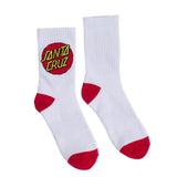 Santa Cruz Cruz Crew Socks - White [youth] [4 pairs]