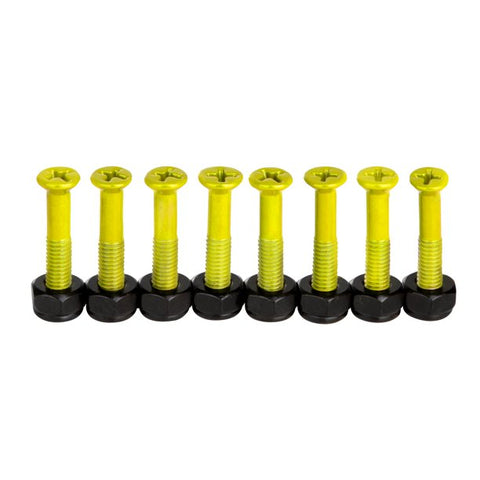 Cal-7 COLORED Phillips Bolts - NEON YELLOW