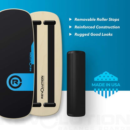 Revolution - 101 Balance Board + Roller - Blue - LocoSonix