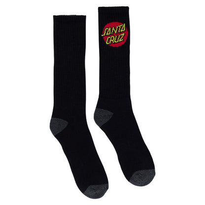 Santa Cruz Crew Socks - Black 9-11 [2 pairs]