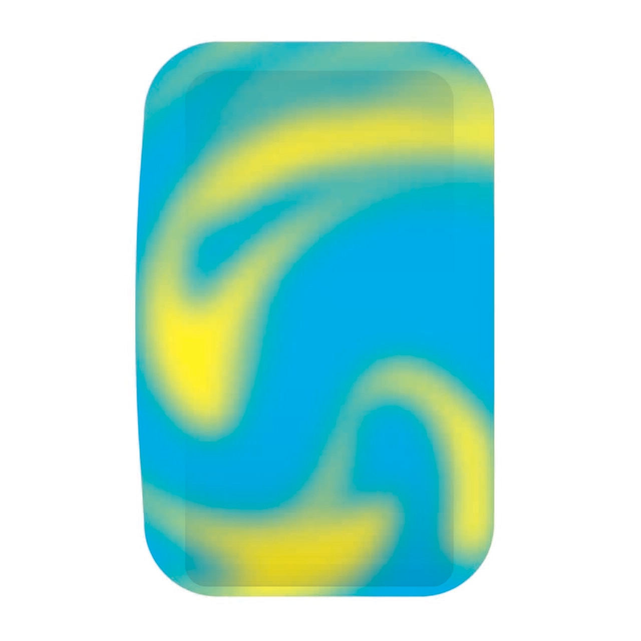 Slime Balls Big Balls Longboard Wheels - Blue/Yellow Swirl 65mm 97A [set/4]