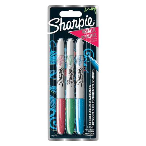 Sharpie Metallic Permanent Markers [x3 colors] ruby/saphhrire/emerald