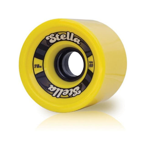 Stella 69'S Longboard Wheels - Yellow 69mm 78A [set/4]