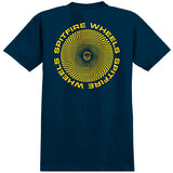 Spitfire CLASSIC VORTEX S/S Shirt - Navy/Yellow