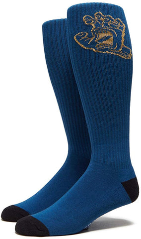 Santa Cruz Crime Hand Tall Socks - Cool Blue [men]