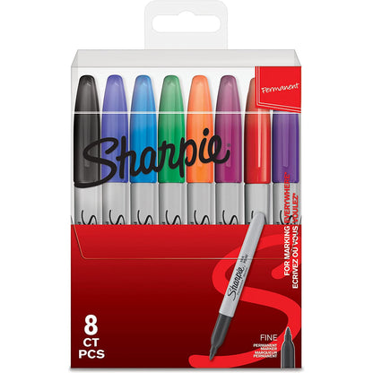 Sharpie Fine Tip Permanent Markers [x8 colors]