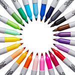 Sharpie Fine Tip Permanent Markers - 80s Glam Colors [pack/24]