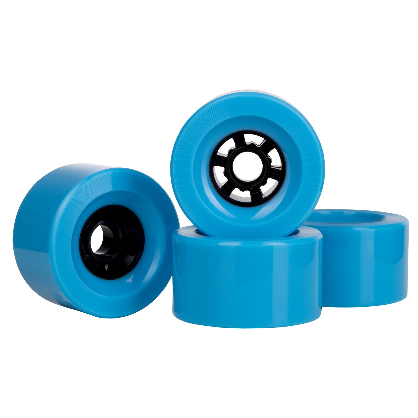 Cal-7 Fly Wheel Longboard Wheels - Light Blue 97mm 78A