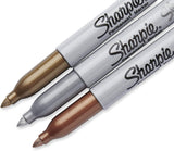 Sharpie Metallic Permenant Markers [x3 colors] - gold/silver/bronze