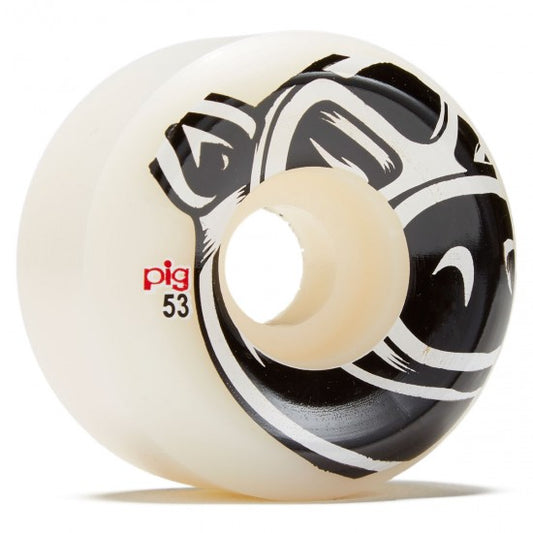 Pig Head Conical Natural Skateboard Wheels 53mm [set/4]