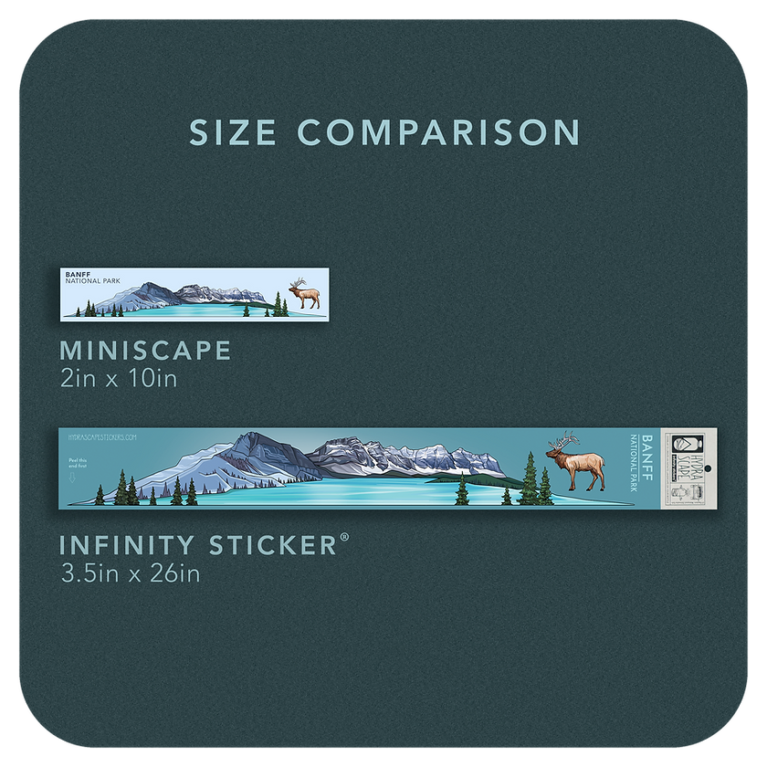 Hydrascape Miniscape - Yosemite Sticker 2x10"