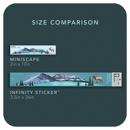 Hydrascape Miniscape - Yosemite Sticker 2x10"