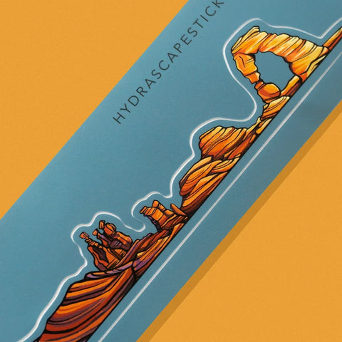 Hydrascape MINISCAPE - ARCHES Sticker 2x10"