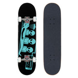 Alien Workshop ABDUCTION Skateboard Complete - Black/Teal 7.75"