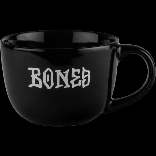 Bones Print Stitch Mug - Black 22oz