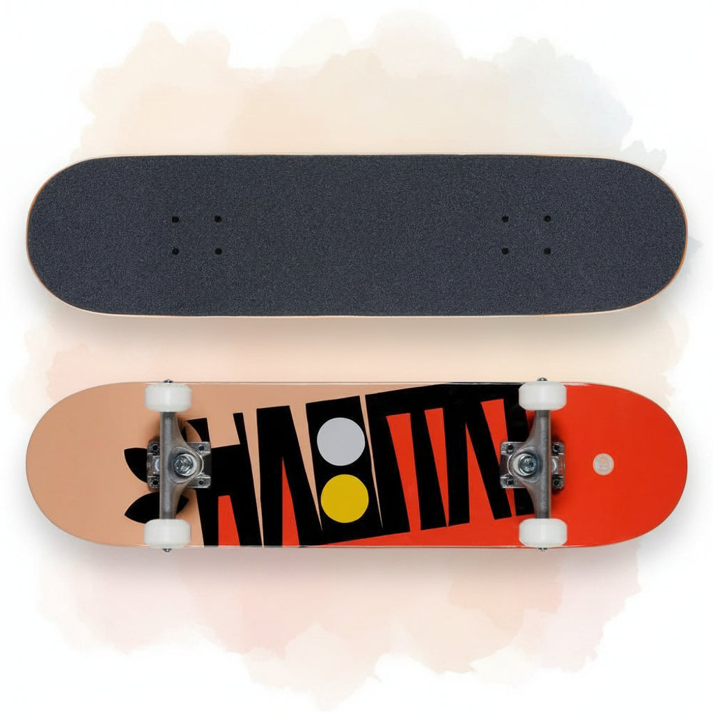 Habitat ARTISAN APEX Skateboard Complete - Red 7.75"