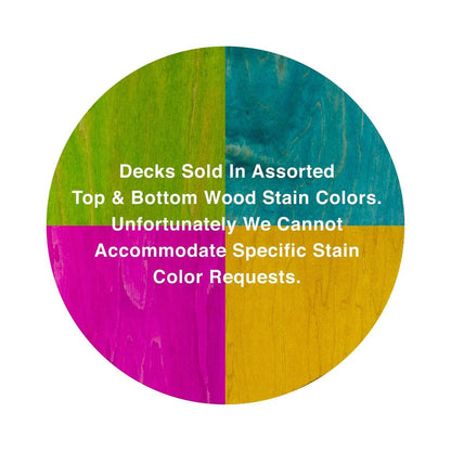 Habitat Tri-Color Pod Skateboard Deck 8"