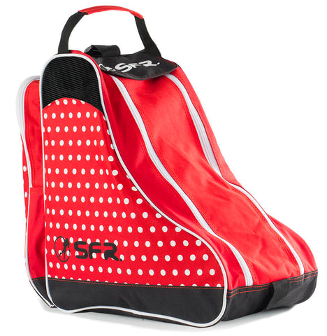 SFR Designer Ice & Skate Bag - Red Polka - LocoSonix