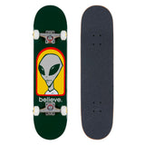 Alien Workshop BELIEVE GREEN Skateboard Complete