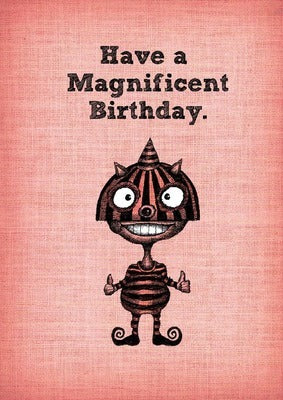 Bald Guy Have A Magnificent Birthday Greeting Card [172]