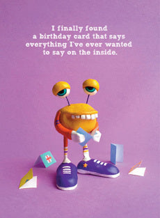 Bald Guy Birthday I Finally Found A Birthday Card That Says Everything I've Ever Wanted To Say On The Inside Greeting Card [143]