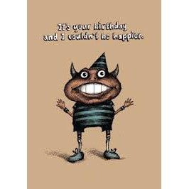 Bald Guy It's Your Birthday And I Couldn'T Be Happier Greeting Card [094]