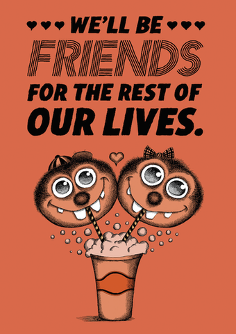 Bald Guy Friends For The Rest Of Our Lives Greeting Card [251]