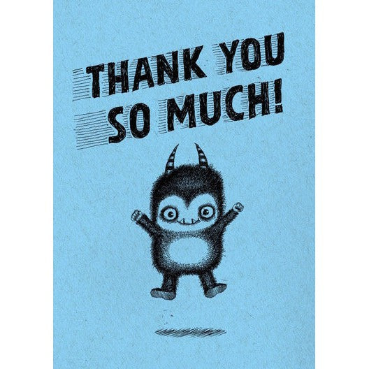 Bald Guy Thank You So Much Can't Enough Greeting Card [214]