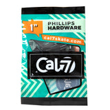 Cal-7 STANDARD Phillips Bolts - BLACK