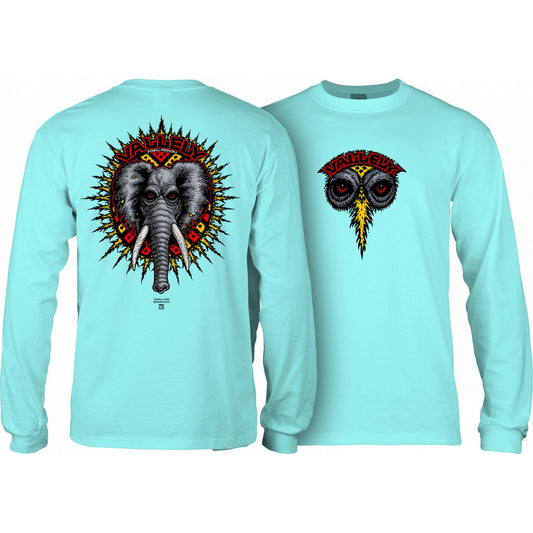 Powell-Peralta Vallely Elephant L/S Shirt - Celadon