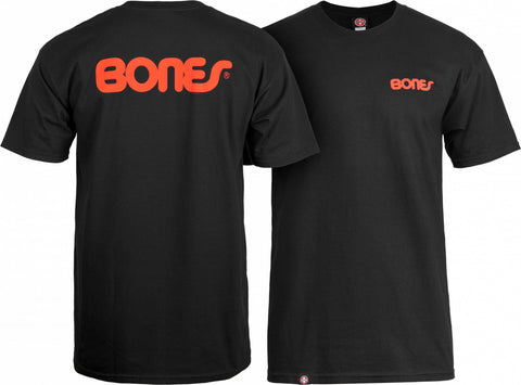 Bones® Bearings Swiss Text T-Shirt - Black
