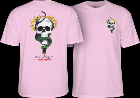 Powell-Peralta MCGILL SKULL & SNAKE S/S Shirt - Light Pink