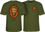 Powell Peralta SALMAN AGAH LION T-Shirt - Military Green