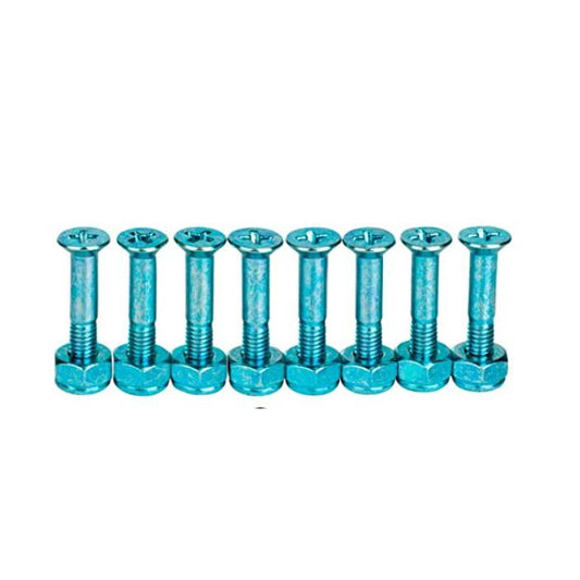 Cal-7 Chrome Phillips Hardware - 1" Blue