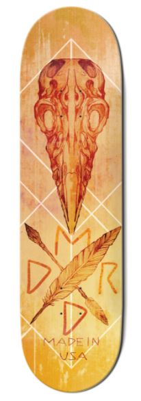Madrid Street Crow Skateboard Deck 8"