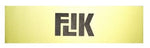 Flik Graphic 9" Glow-In-The-Dark Griptape Sheet - Blue Logo - LocoSonix