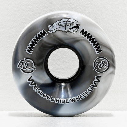 Cloud Ride Cruiser Longboard Wheels - Grey Marble 65mm 78A