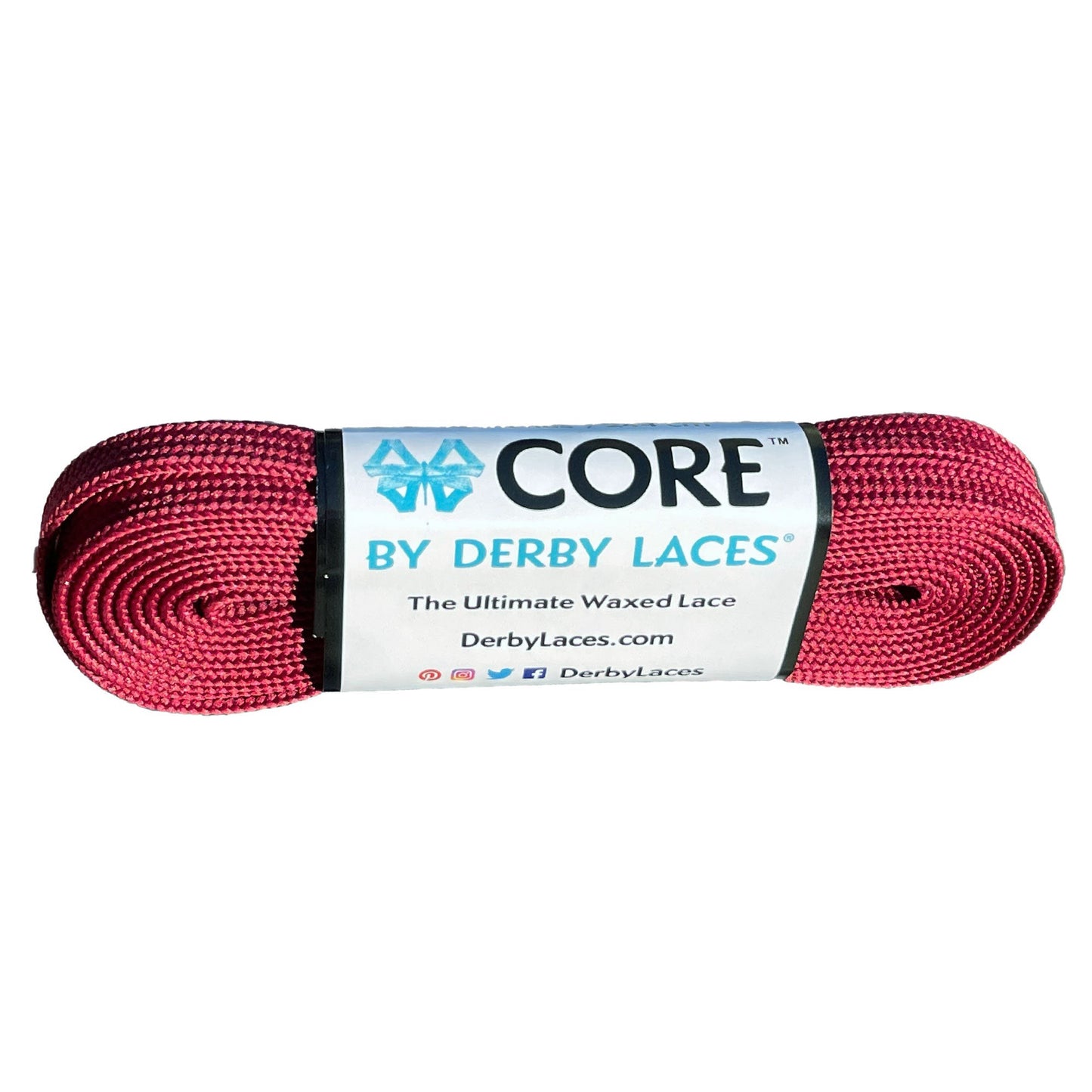 Derby Core Roller Skates Laces - Cardinal Red 54" [137cm]