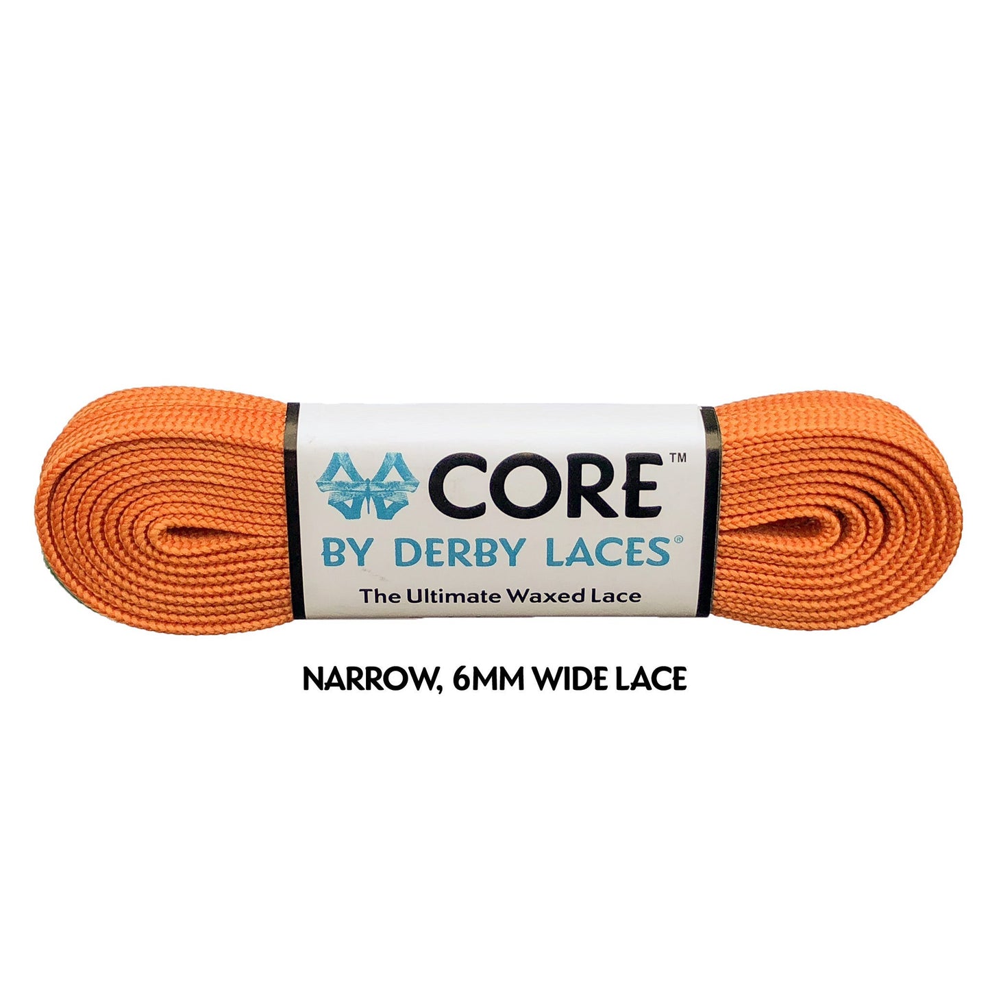 Derby Core Roller Skates Laces - Carrot Orange 72" [183cm]