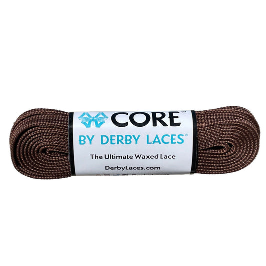 Derby Core Roller Skates Laces - Chocolate Brown 96" [244cm]