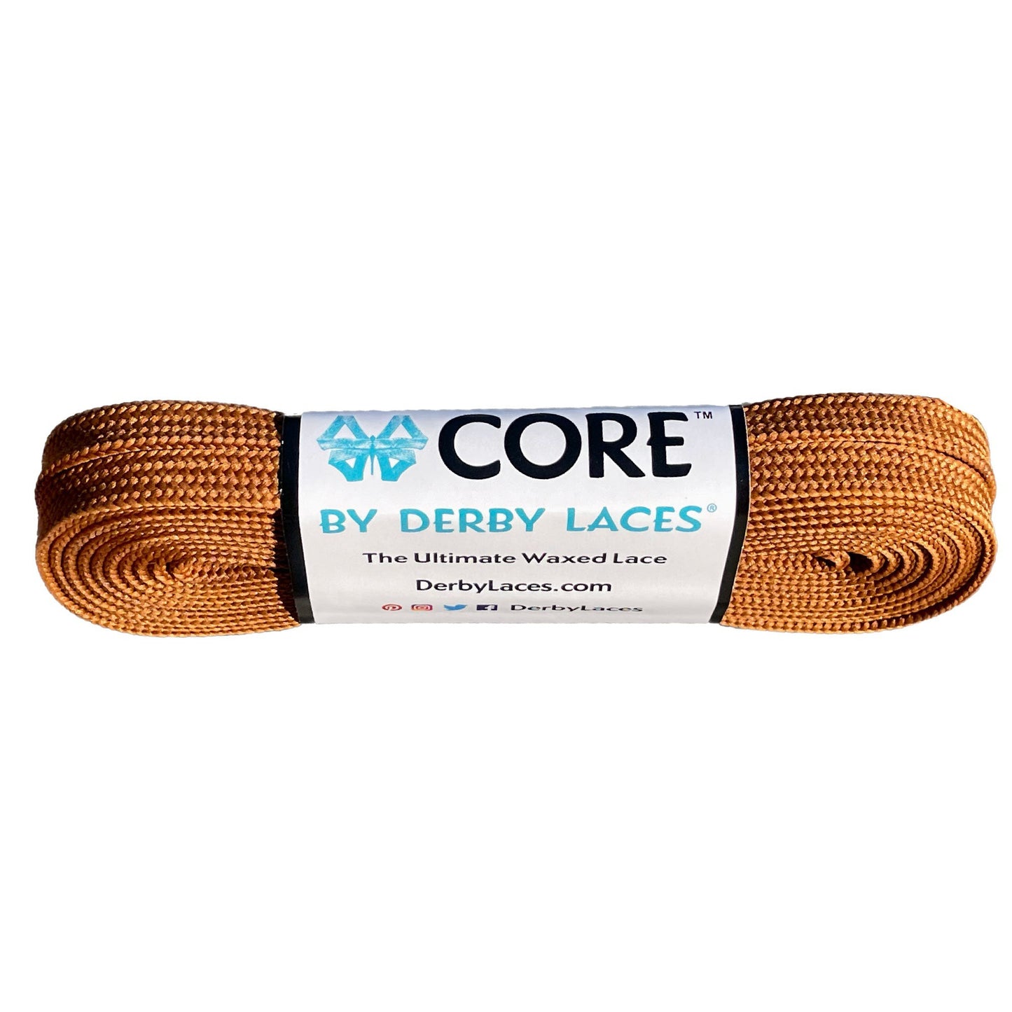 Derby Core Roller Skates Laces - Cinnamon Stick 72" [183cm]