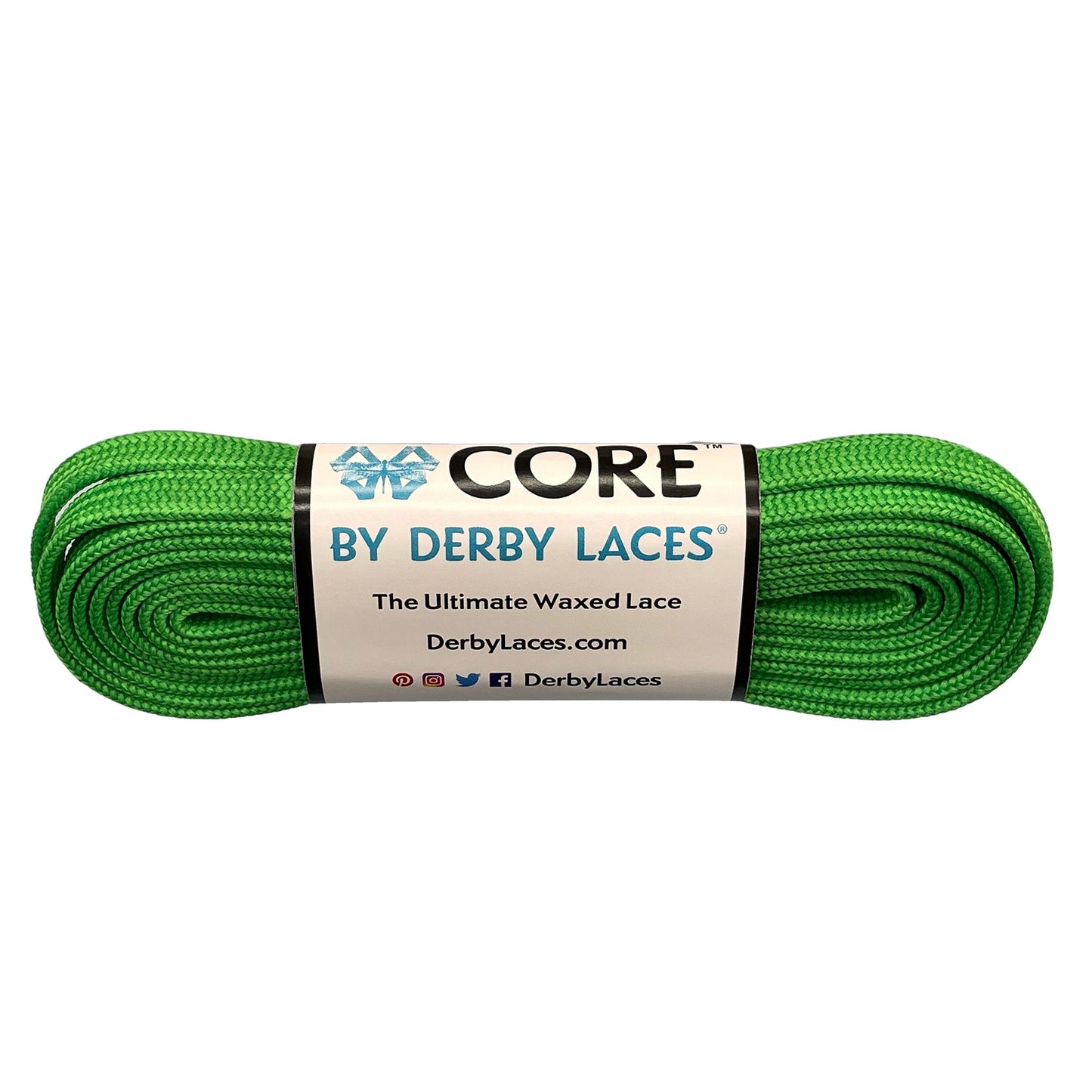 Derby Core Roller Skates Laces - Green 54" [137cm]