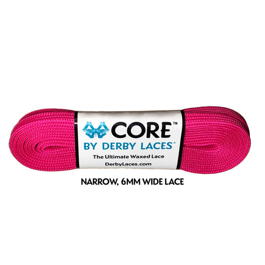 Derby Core Roller Skates Laces - Hot Magenta 72" [183cm]