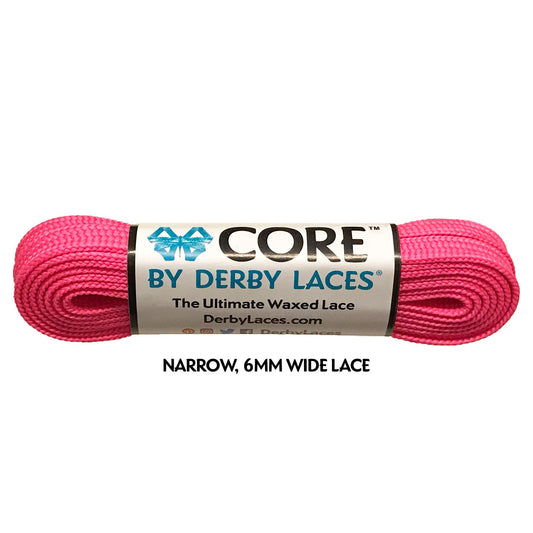 Derby Core Roller Skates Laces - Hot Pink 54" [137cm]