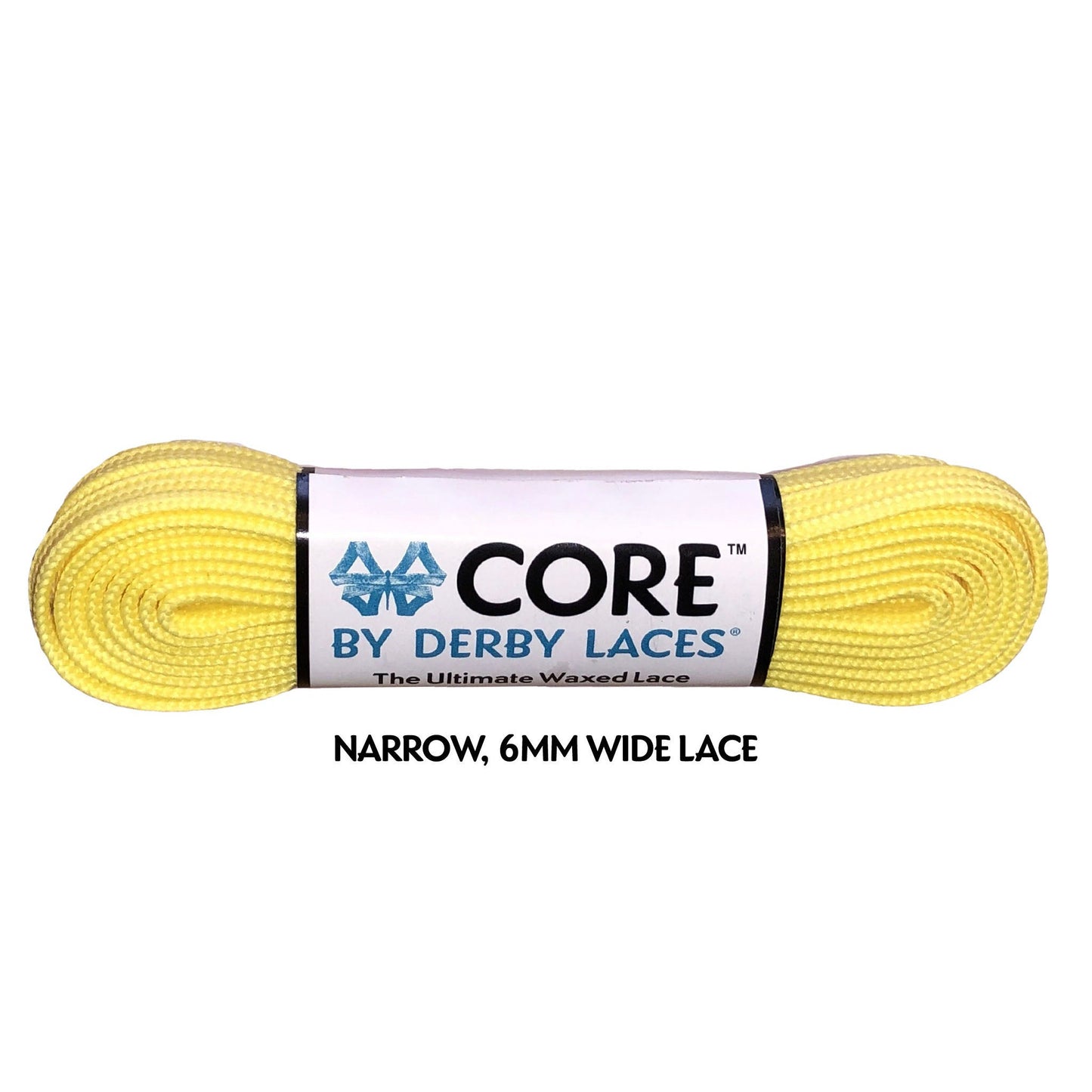 Derby Core Roller Skates Laces - Lemon Yellow 96" [244cm]